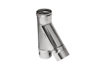 тройник феррум угол 135°, нержавеющий (430/0,5мм), ф130, по воде #