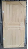 дверь деревянная, глухая, осина, 2 петли 175*70 см, банный перец