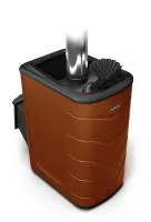 печь для бани тмф гейзер 2014 inox дверца антрацит закр.каменка терракота