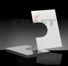 разделка craft потолочная декоративная нерж. (304/0,5 мм), ф350, двухсоставная черная #