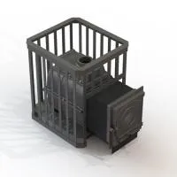 дверца fireway чугунная топочная (к412) 250x280 мм