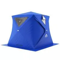 мобильная баня морж куб xl синий (палатка без печи)