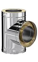 тройник craft 90° утепленный нержавеющий (316/0,8/304/0,5) ф120/220 по воде #