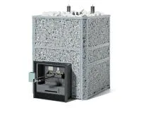 печь для бани изистим ялта 80к хохлома premium с ггу (2024) серый