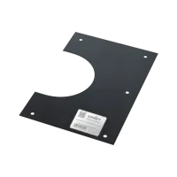 разделка craft потолочная декоративная нерж. (304/0,5мм), 400*266, 0-5° ф250, 2-х состав.черная #