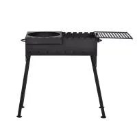 мангал комбинированный 60*30*75см под казан с решеткой гриль 