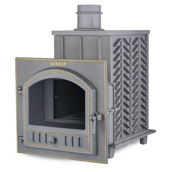 печь для бани gfs 30п зк под облицовку (короб/дверца для пара) #