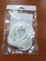 шнур уплотнительный кремнеземный 8мм l=2м, белый, микизол