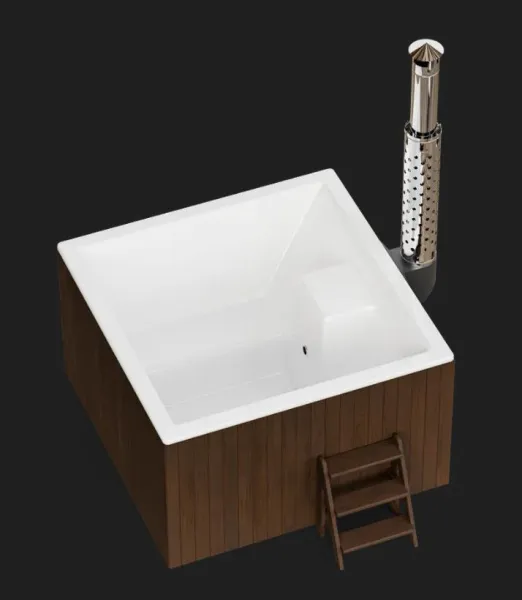 купель polar spa композитная elite quattro 180 термососна темная